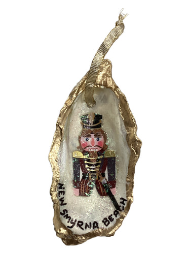 Holiday Oyster Ornament - Nutcracker