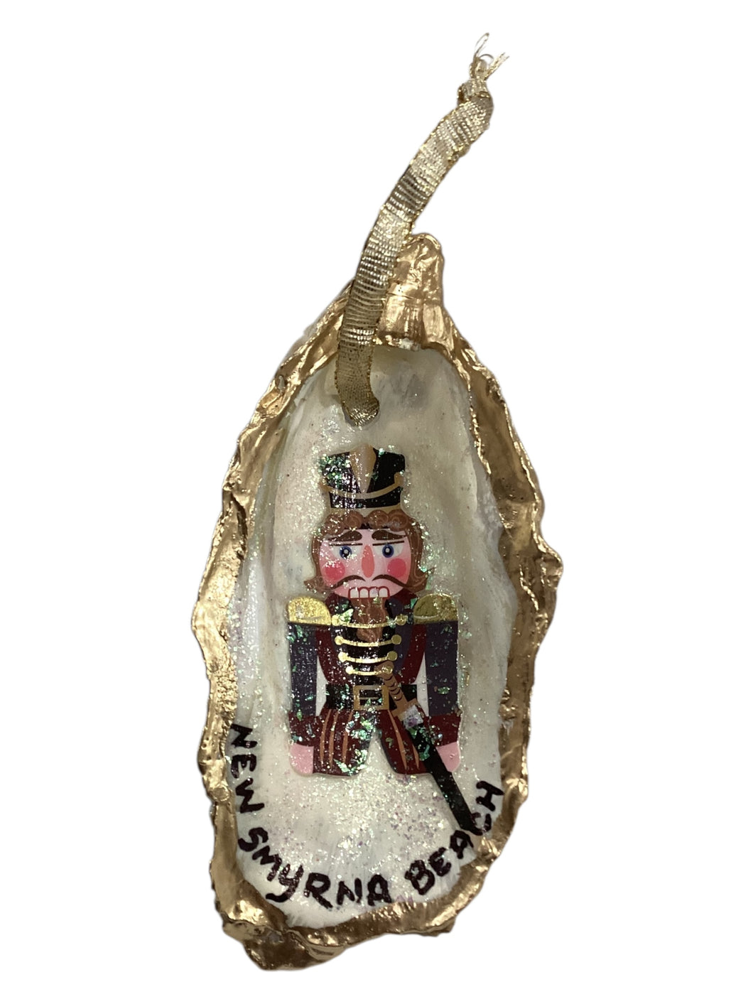 Holiday Oyster Ornament - Nutcracker