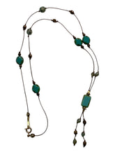 19" Rectangle Tassel Necklace