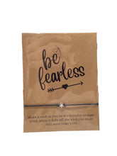 Be Fearless Wish Bracelet - Black