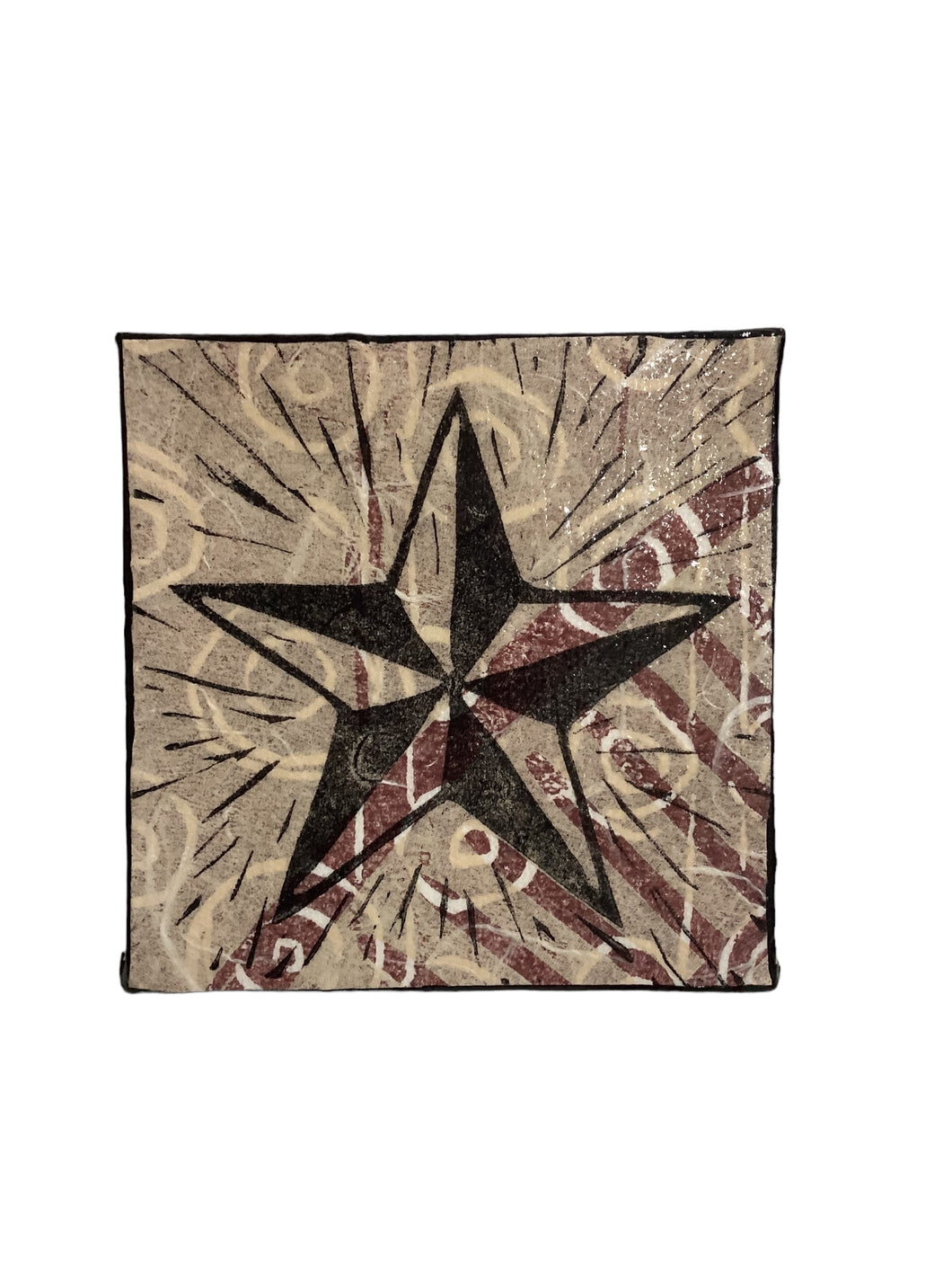 Star Block Print