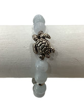 Beaded Bracelet - Sea Turtle Charm (Medium)