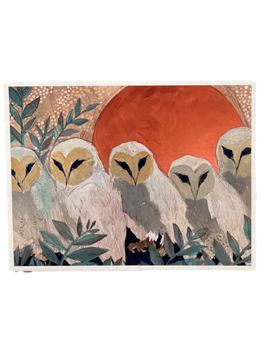 Copper Moon Barn Owls - Print - 8