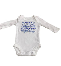 Preemie - Such a Big Miracle Onsie - Blue
