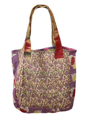 Kantha Pocket Tote Bag