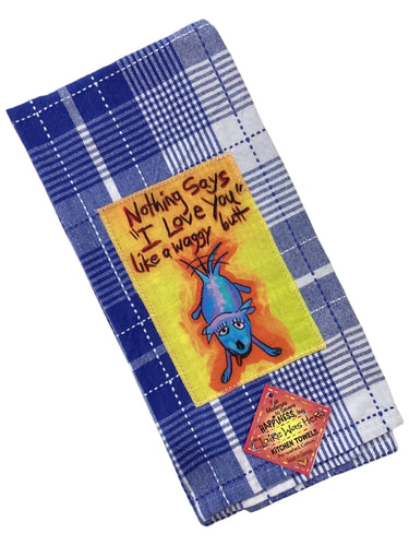 #69 Tea Towel - Waggy