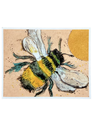 Golden Moon Honey Bee - Print - 5