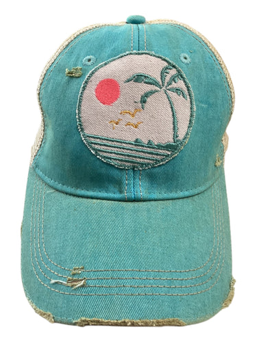 Beach Scene Hat