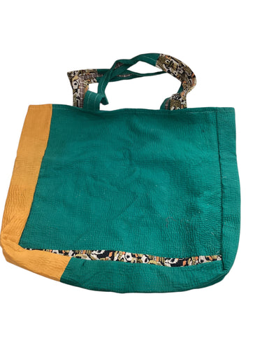 Kantha Pocket Tote Bag