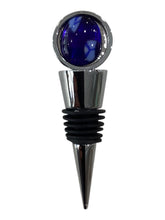 Wine Bottle Topper - Blue & Blue