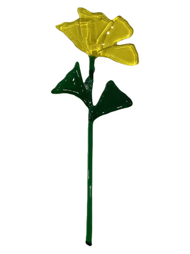 Single Stem Suncatcher - Yellow