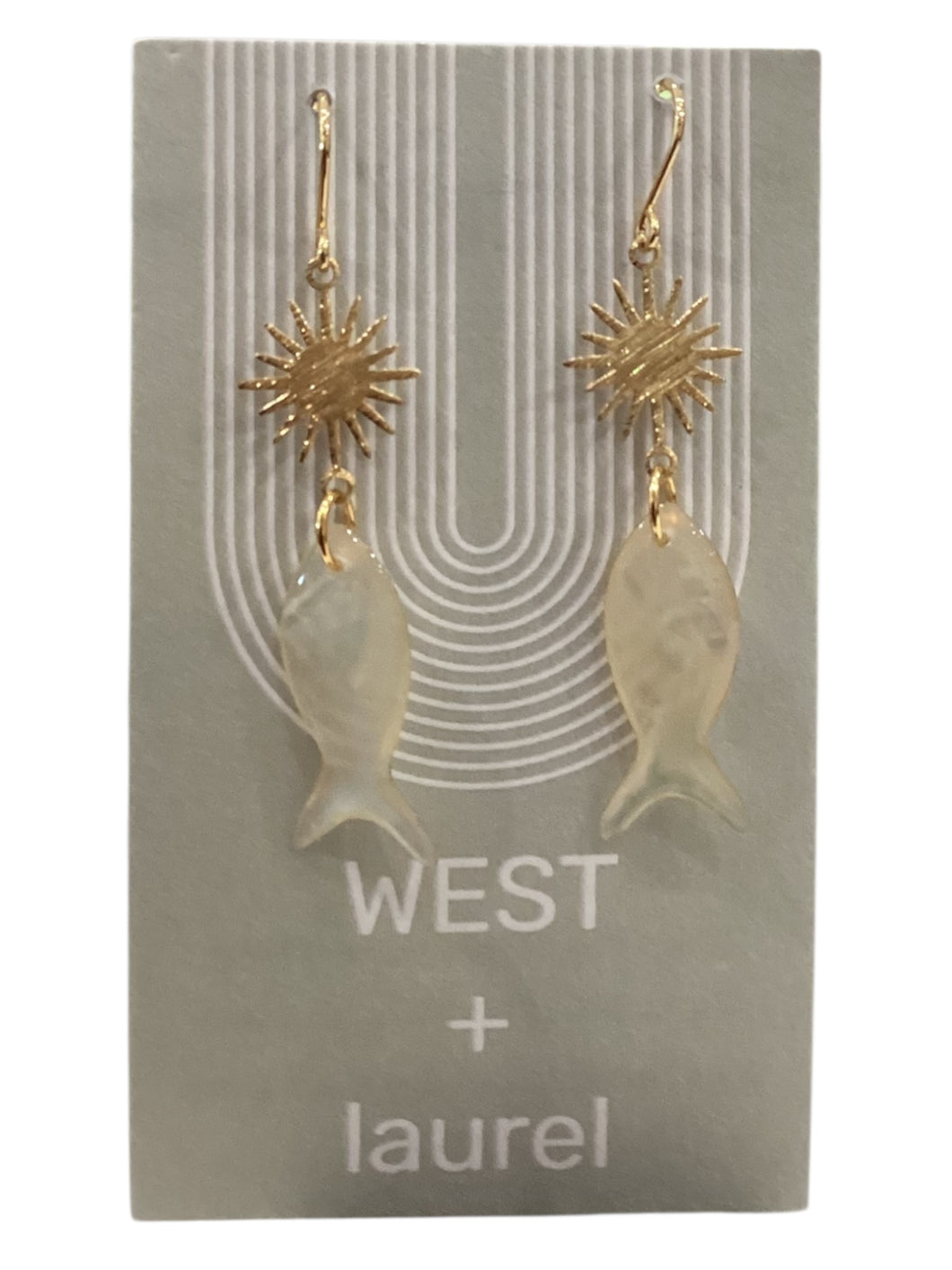 Classic Earrings - Sun + Fish