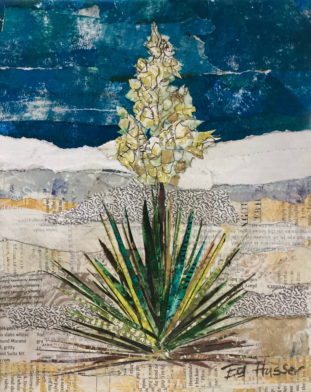 Southwestern Yucca Plant - Original Canvas