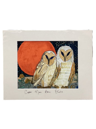 Copper Moon Barn Owls - Print - 11