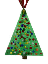 Christmas Ornament - Green Tree with Small Ornaments