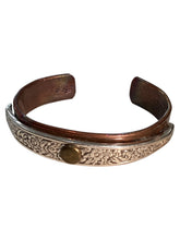 Silver/Copper Cuff Bracelet