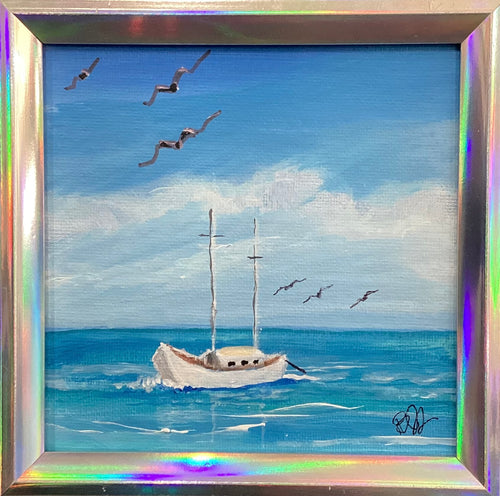 A Moments Rest - Acrylic