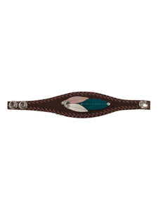 Janis Cuff - Teal/Cream/Pink
