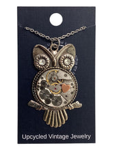 Steampunk Owl Movement Necklace