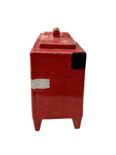Red Box with Abstract