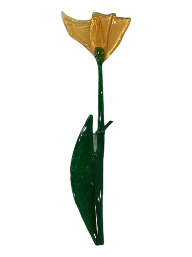 Single Stem Suncatcher - Yellow