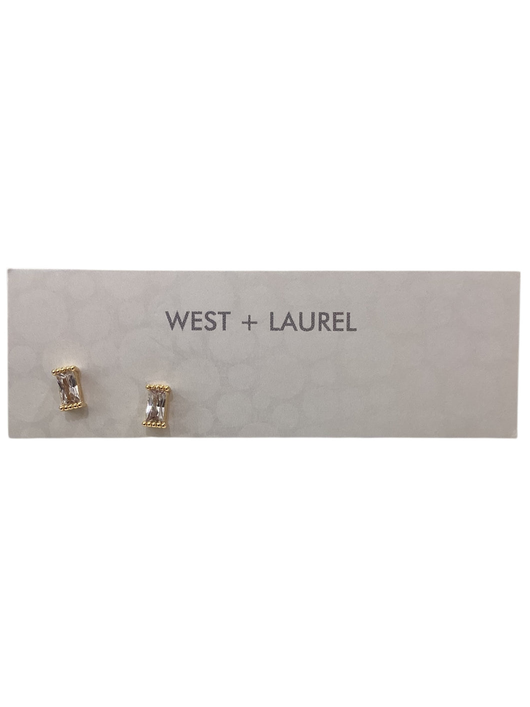 Fancy Studs Earrings - Rectangular