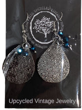 Silver Plate Disk Earrings