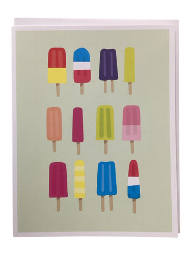 Summer Popsicles Notecard