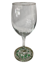 Green Flakes w/Gold Glitter