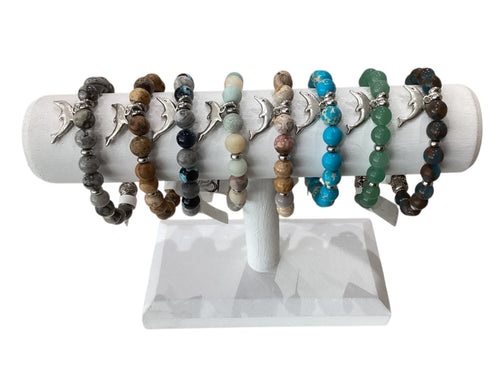 Beaded Bracelet - Dolphin Charm
