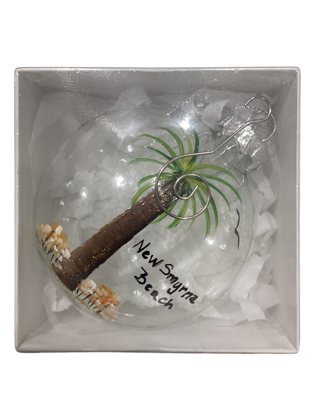 Glass Ornament - Palm Tree