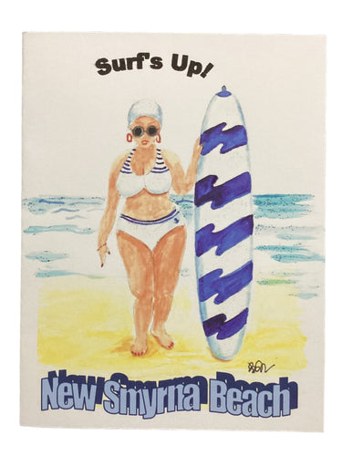 Notecard - Surf's Up! - New Smyrna Beach
