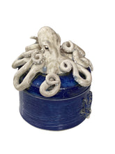 Pearl Octopus on Dish with Lid
