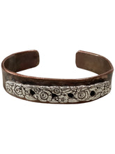 Silver/Copper Cuff Bracelet