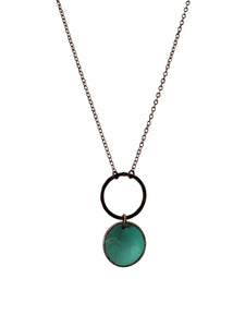 Penny Patina Revolve Necklace - Medium - Copper/ Verdigris