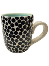 Small Polka Dot Mug - Black & White