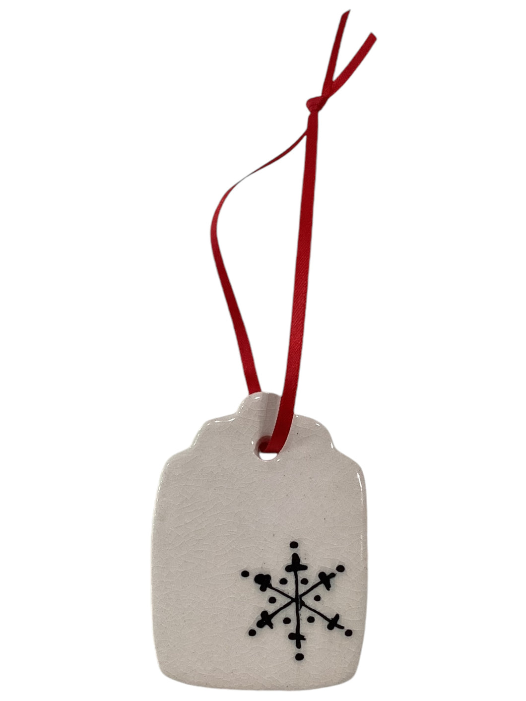 Holiday Tag Ornament - Snowflake