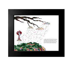 Small Tales - The Magic is in the Hearts of the Beholders (Framed Print)