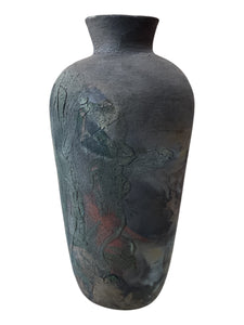 Raku Fired Vase