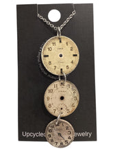Steampunk Watch Face Trio Necklace