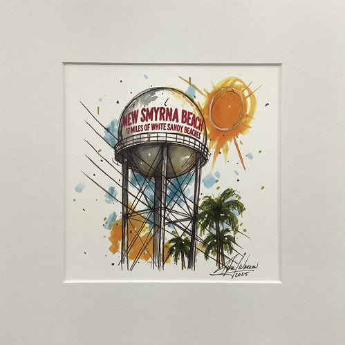 New Smyrna Beach Water Tower - Print