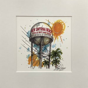 New Smyrna Beach Water Tower - Print
