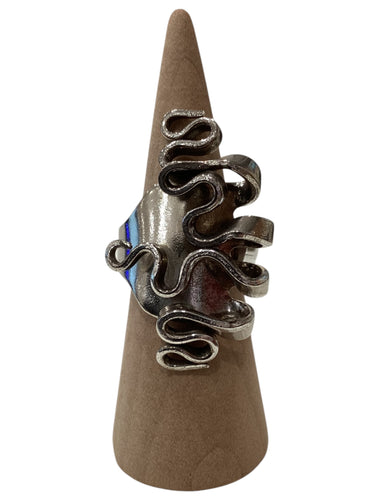 Silverplate Curly Fork Rings