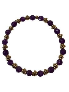 Stretch Bracelet - Amethyst