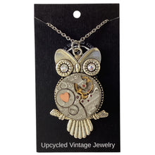 Steampunk Owl Movement Necklace