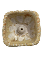 Incense Burner - Tan & White