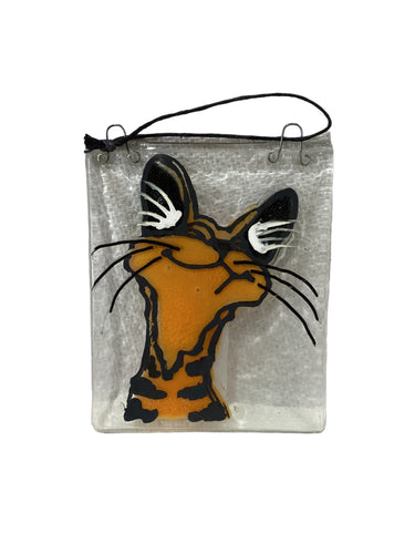 Orange Kitty Suncatcher