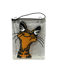 Orange Kitty Suncatcher