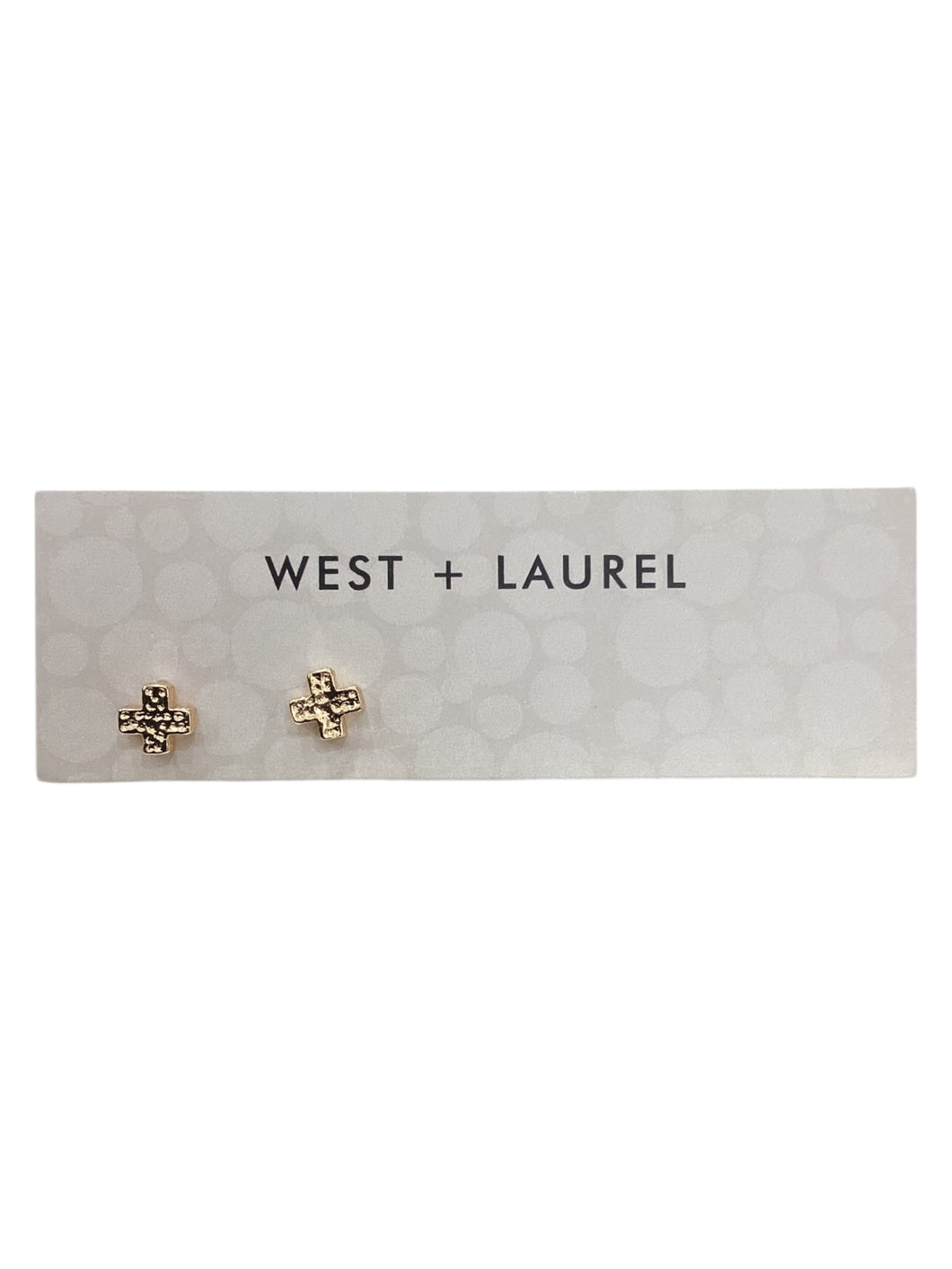 Studs Earrings - Cross
