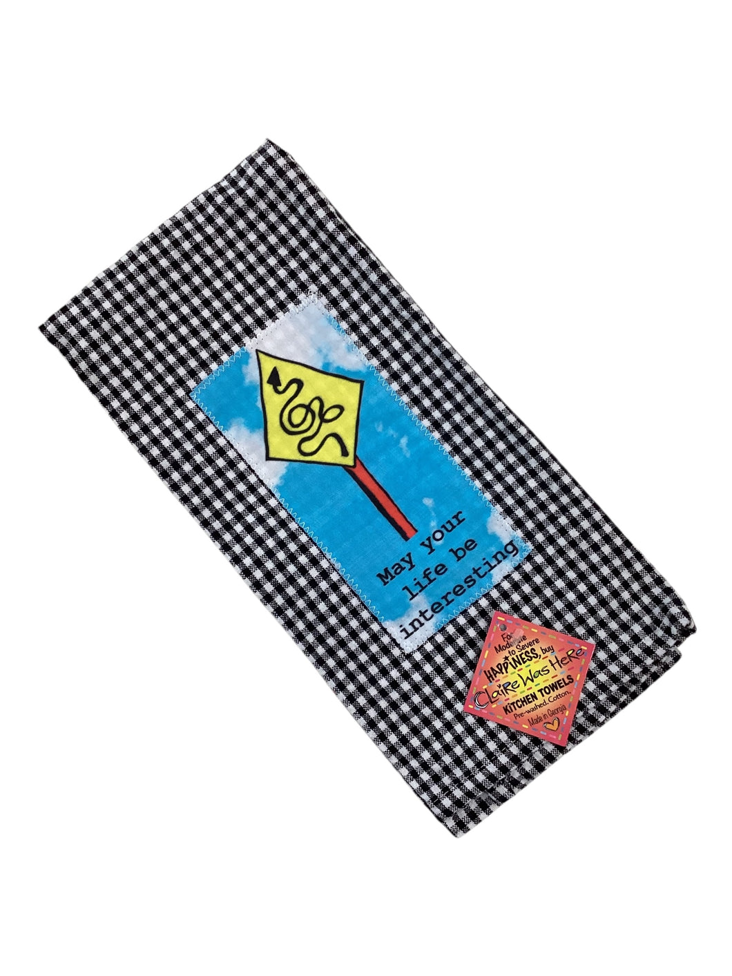 #206 Tea Towel - Interesting Life